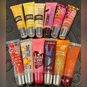 Bundle of 12 rare liplicious lip glosses